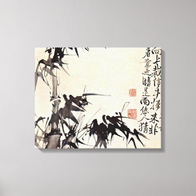 Impressão Em Tela Xu Wei - Bamboo (Frente)