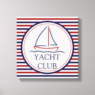 Impressão Em Tela Yacht Club