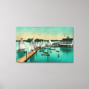 Impressão Em Tela Yacht club de Oregon