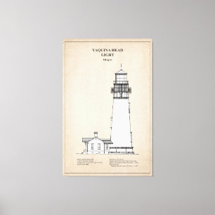 Impressão Em Tela Yaquina Head Lighthouse - Oregon - SBD