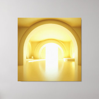 Impressão Em Tela Yellow Arch Portal