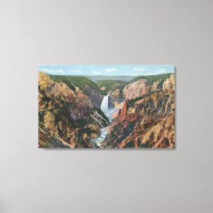 Impressão Em Tela Yellowstone, o ponto do artista de WYfrom