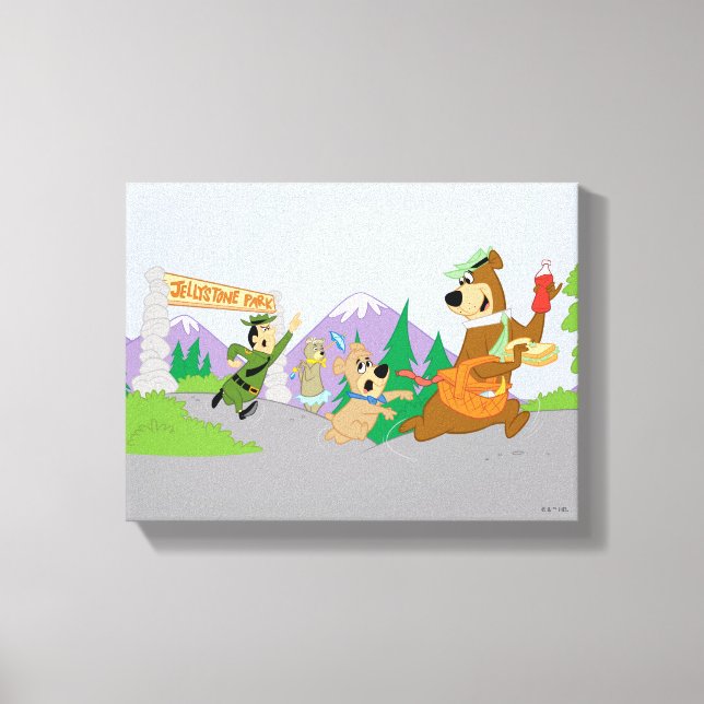 Impressão Em Tela Yogi Bear's Excelente Picnic Basket Escape (Frente)