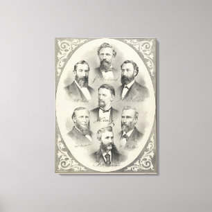 Impressão Em Tela Yolo County litografou retratos