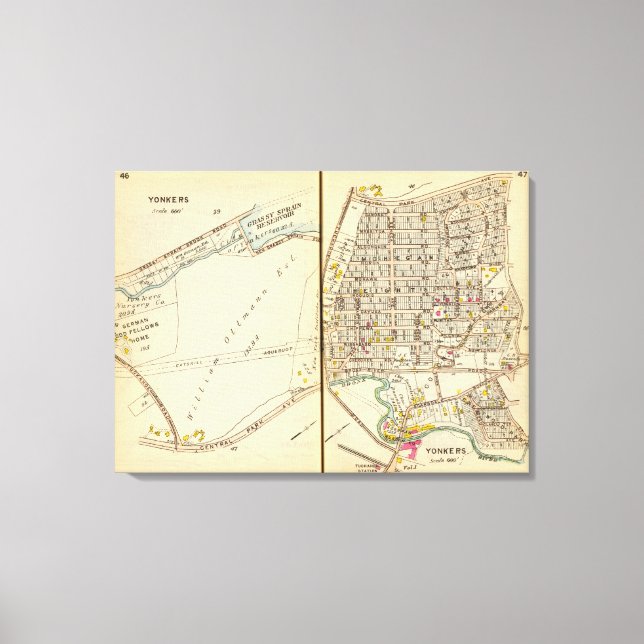 Impressão Em Tela Yonkers, Nova Iorque 16 (Frente)