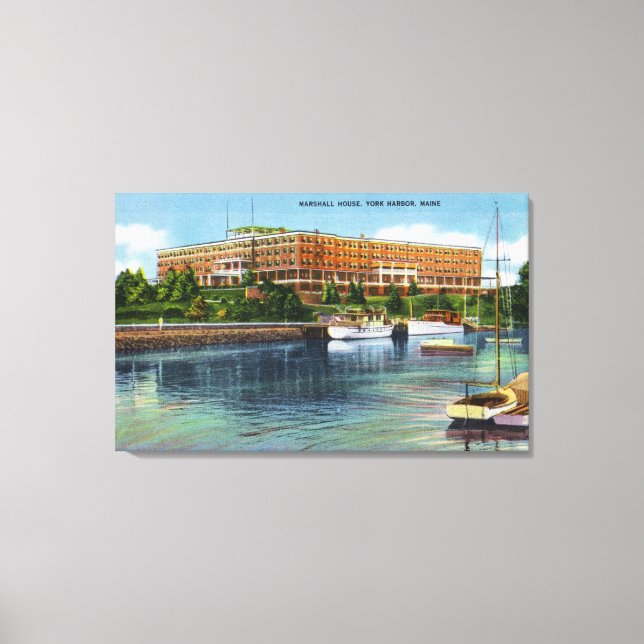 Impressão Em Tela York Harbor View do Marshall House (Frente)