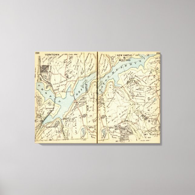 Impressão Em Tela Yorktown, Nova Iorque 3 (Frente)