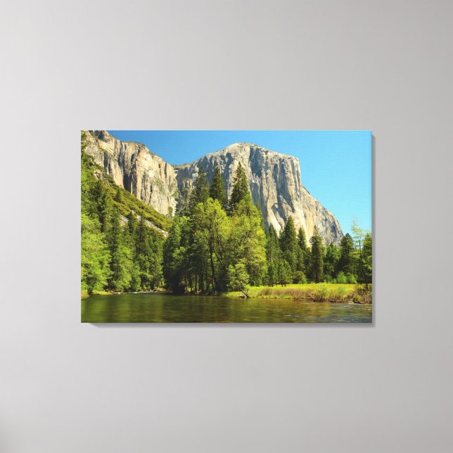 Impressão Em Tela Yosemite Do Vale Floor, Sierra Nevada (Frente)