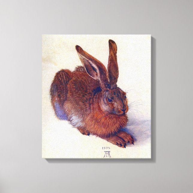 Impressão Em Tela Young Hare by Albrecht Durer, Renaissance Fine Art (Frente)