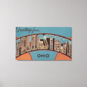 Impressão Em Tela Youngstown, Ohio - grandes cenas 2 da letra