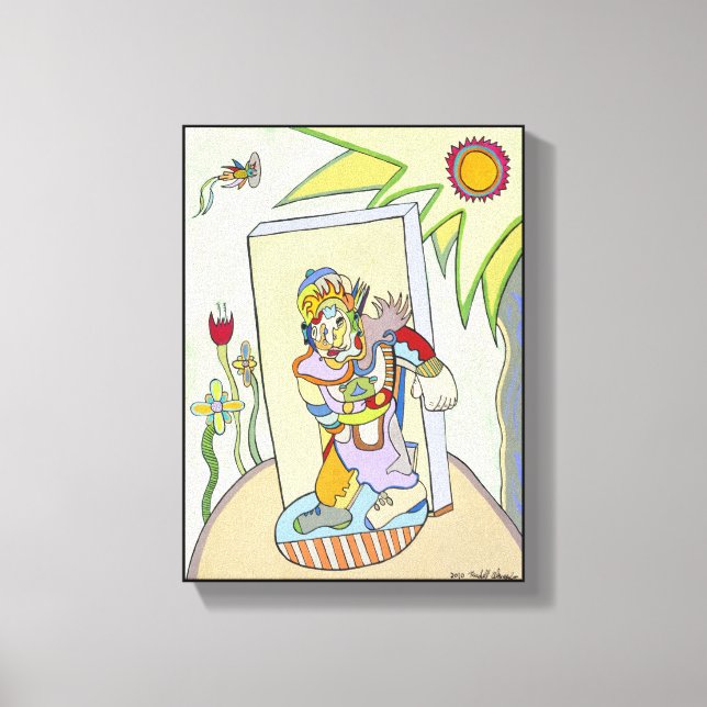 Impressão Em Tela "Youthman" por Ruchell Alexander (Frente)