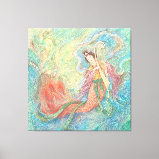 Impressão Em Tela Yura-yura: Celestial Maiden (Frente)