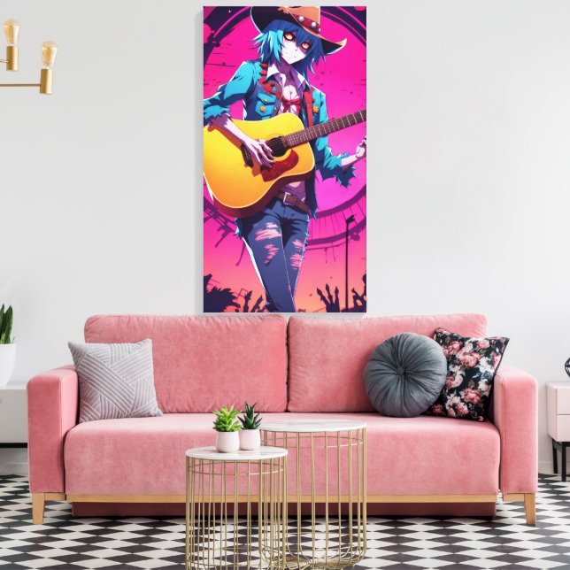 Impressão Em Tela Zed Walker (Insitu(Sala de estar))