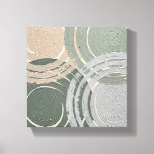 Impressão Em Tela Zen Abstrato Wall Art minimalista   Círculo em cam