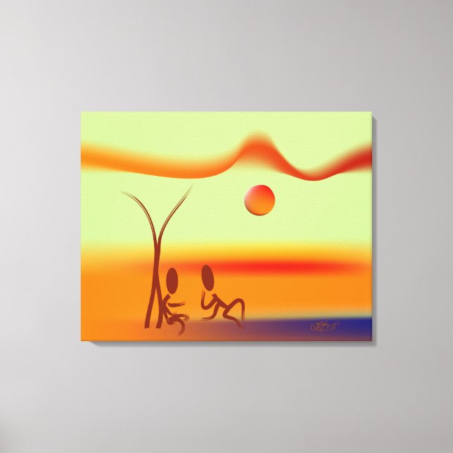 Impressão Em Tela Zinglees ~ Chatting (Frente)