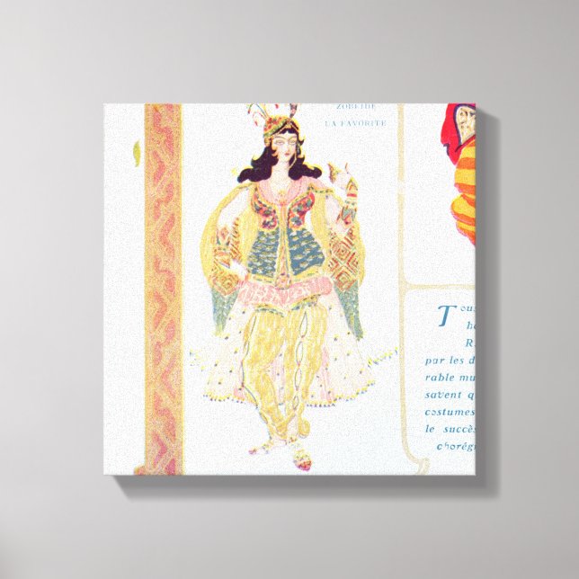 Impressão Em Tela Zobeide (Frente)