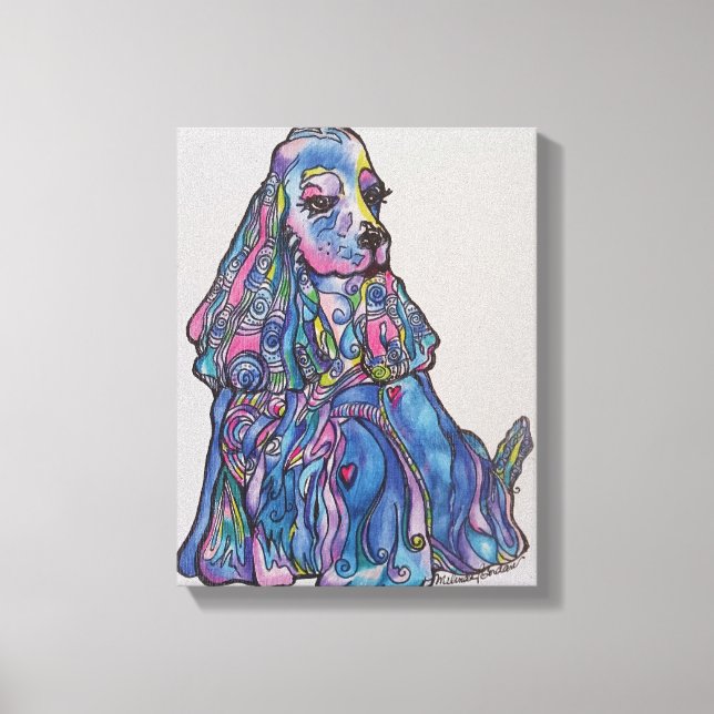 Impressão Em Tela Zoey (Frente)