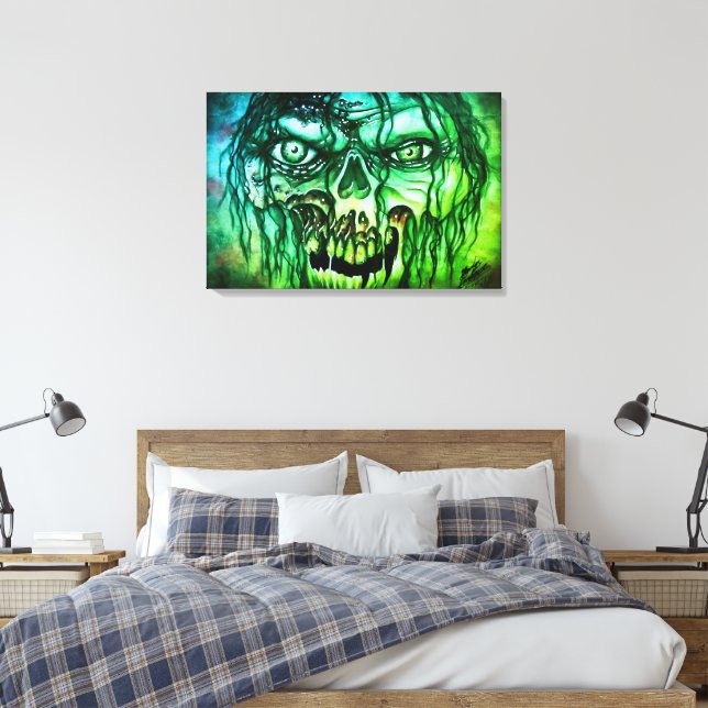 Impressão Em Tela Zombie (Insitu(Quarto))