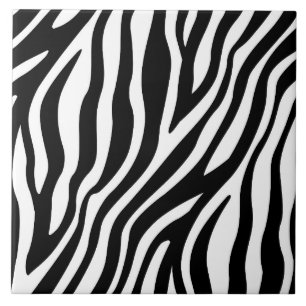 Impressão em Zebra Branca Preta
