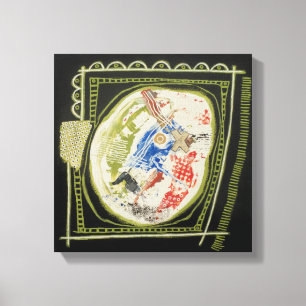 Impressão envolvido da parte 2 canvas verdes