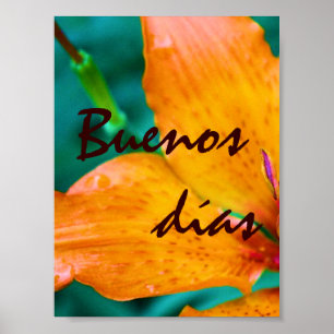 Impressão espanhol da manhã