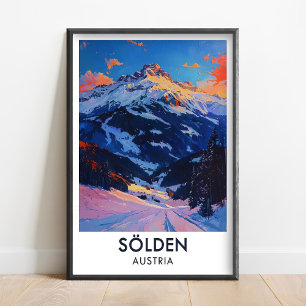 Impressão Esqui Sölden - Sölden Áustria - Resort E