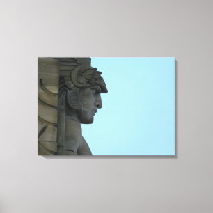 Impressão esticado foto das canvas da arte da