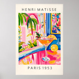 Impressão Estilo Matisse Aperol Spritz Dopamina Ro