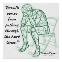 Impressão Faux Canvas "Crescimento"