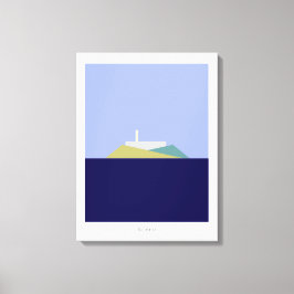 Impressão Faux Canvas de Alcatraz