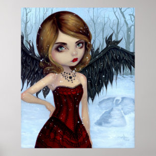 Impressão feericamente da arte do inverno dos