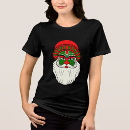 Impressão Festiva do Papai Noel Indiano