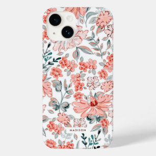Impressão Floral de Aquarela Personalizada