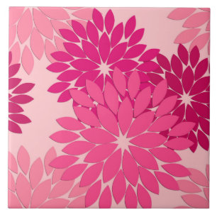 Impressão floral moderno do quimono, rosa do cora