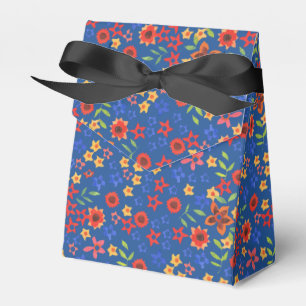 Impressão Floral Retro Chic na Caixa de Favoritos