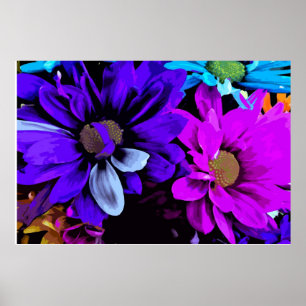 Impressão - flores brilhantes 4725D