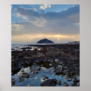 Impressão fotográfica 20x24 Costa Seogwipo Jeju-do