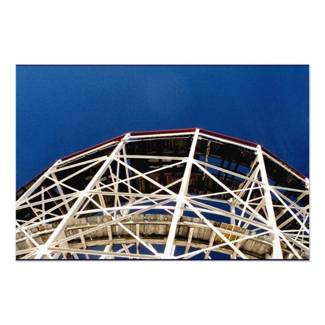 Impressão fotográfica 'Cyclone Rollercoaster' (Frente)