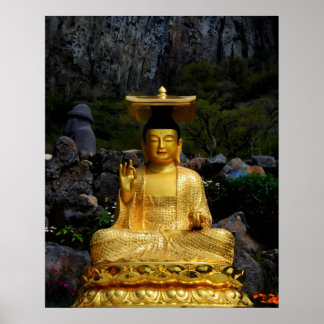 Impressão fotográfica de 24×30 Buda Dourado Jeju-d