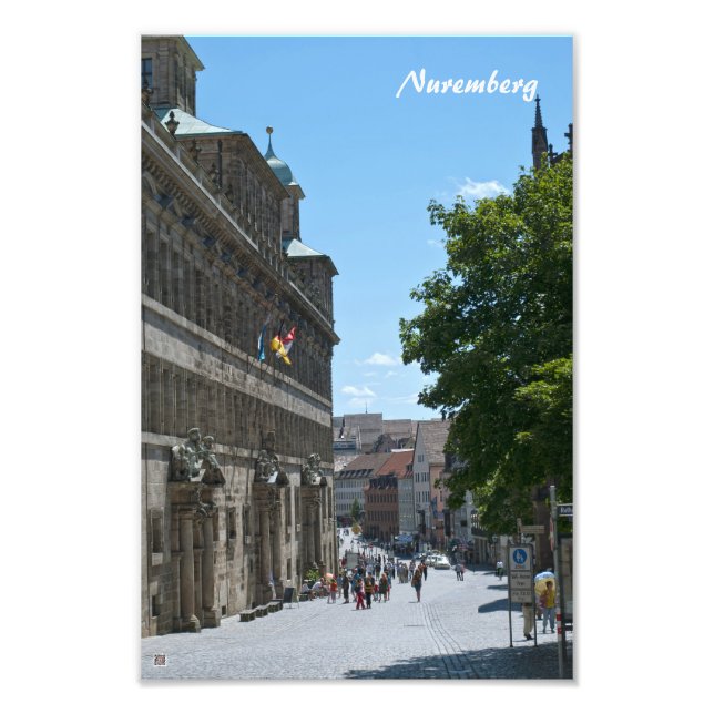 Impressão Fotográfica de Nuremberg (Frente)