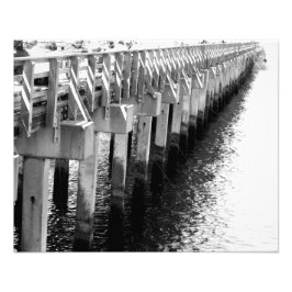 Impressão fotográfica 'Fishing Pier Legs'