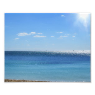 Impressão Fotográfica Praia em Freeport Bahamas So