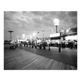 Impressão fotográfica 'The Boardwalk at Night'