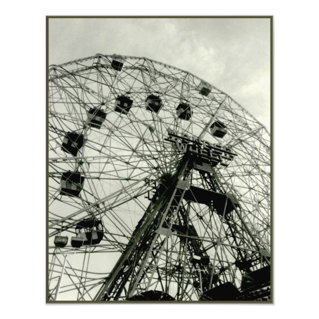 Impressão fotográfica 'Wonder Wheel' (Frente)
