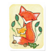 Impressão Fox Impressão da Nurserland