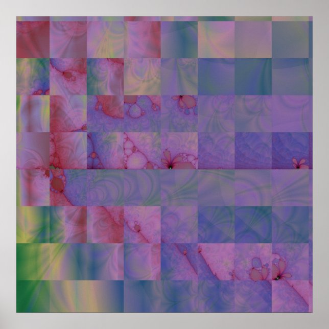 Impressão Fractal Quilt 3 (Frente)