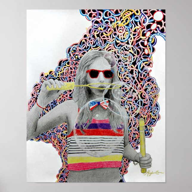 Impressão Freefloat por Meghan Oona Clifford (Frente)