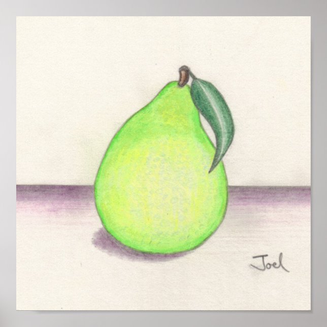 IMPRESSÃO FRUITY PEAR (11"x11") (Frente)