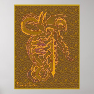 impressão GICLEE "PSYCHO"