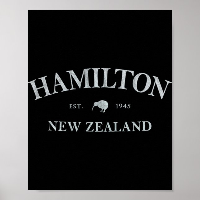 Impressão Gráfica Hamilton Nova Zelândia Hamilton  (Frente)